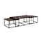 Alaterre Furniture Arcadia Acacia Wood 54" Coffee Table with Nesting Tables, Antiqued Mocha ANAR1175 - alternate 1
